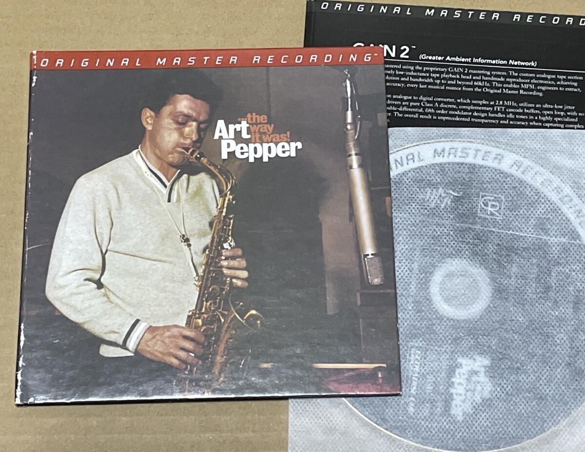 送料込 SACD Hybrid Art Pepper - ...The Way It Was! ナンバー入り / UDSACD2034