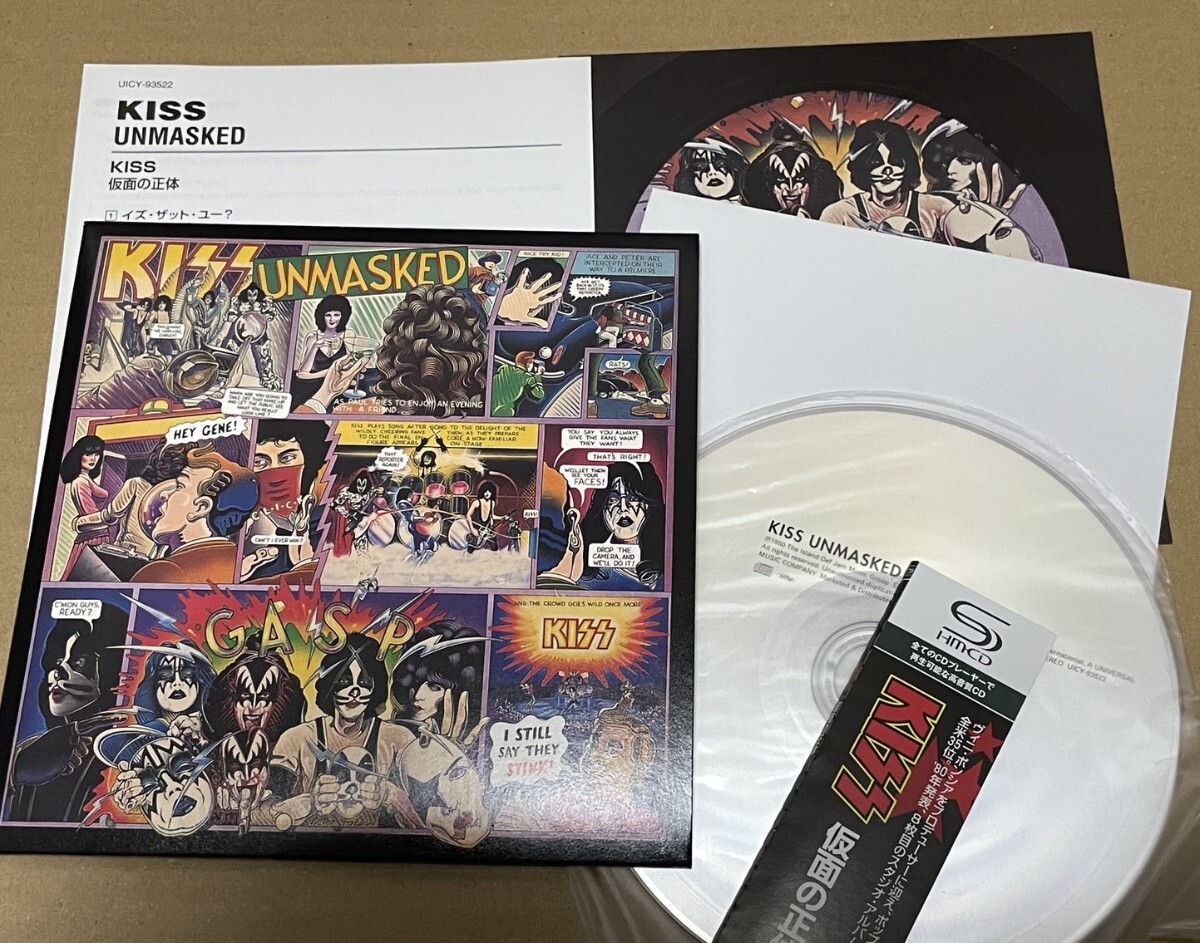 送料込 SHM-CD Kiss - Unmasked 紙ジャケット / 仮面の正体 / UICY93522