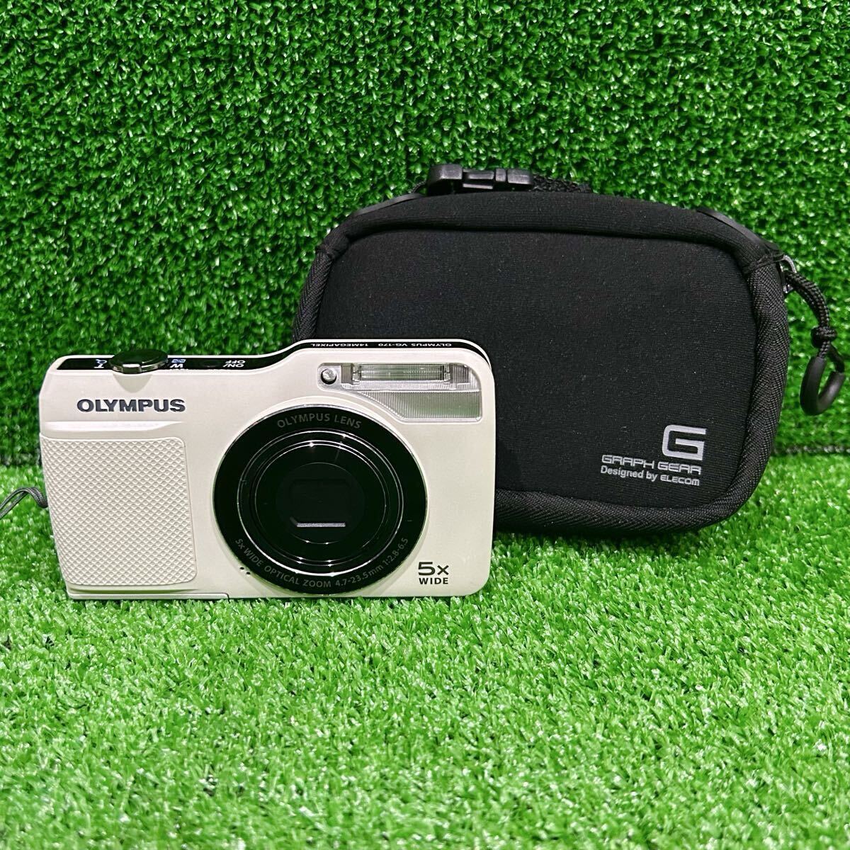 OLYMPUS オリンパス VG-170 14MEGAPIXEL 5XWIDE 4.7-23.5mm 1:2.8-6.5 コンパクトデジタルカメラ 動作未確認 ジャンク品(A196)
