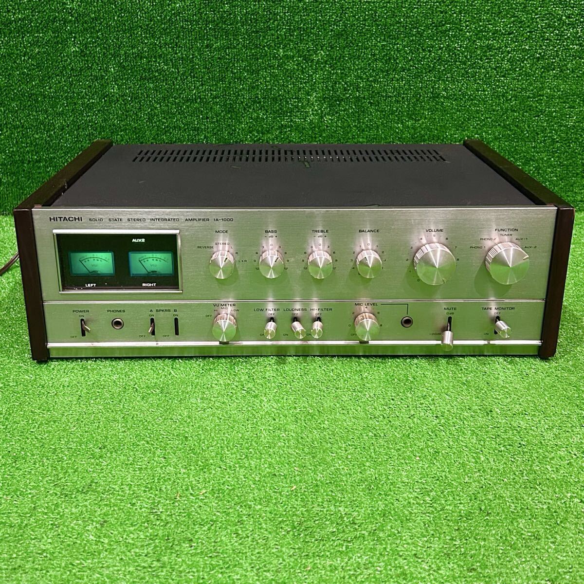 HITACHI ヒタチ IA-1000 プリメインアンプ ヴィンテージ 通電OK 動作未確認 ジャンク品(A193)