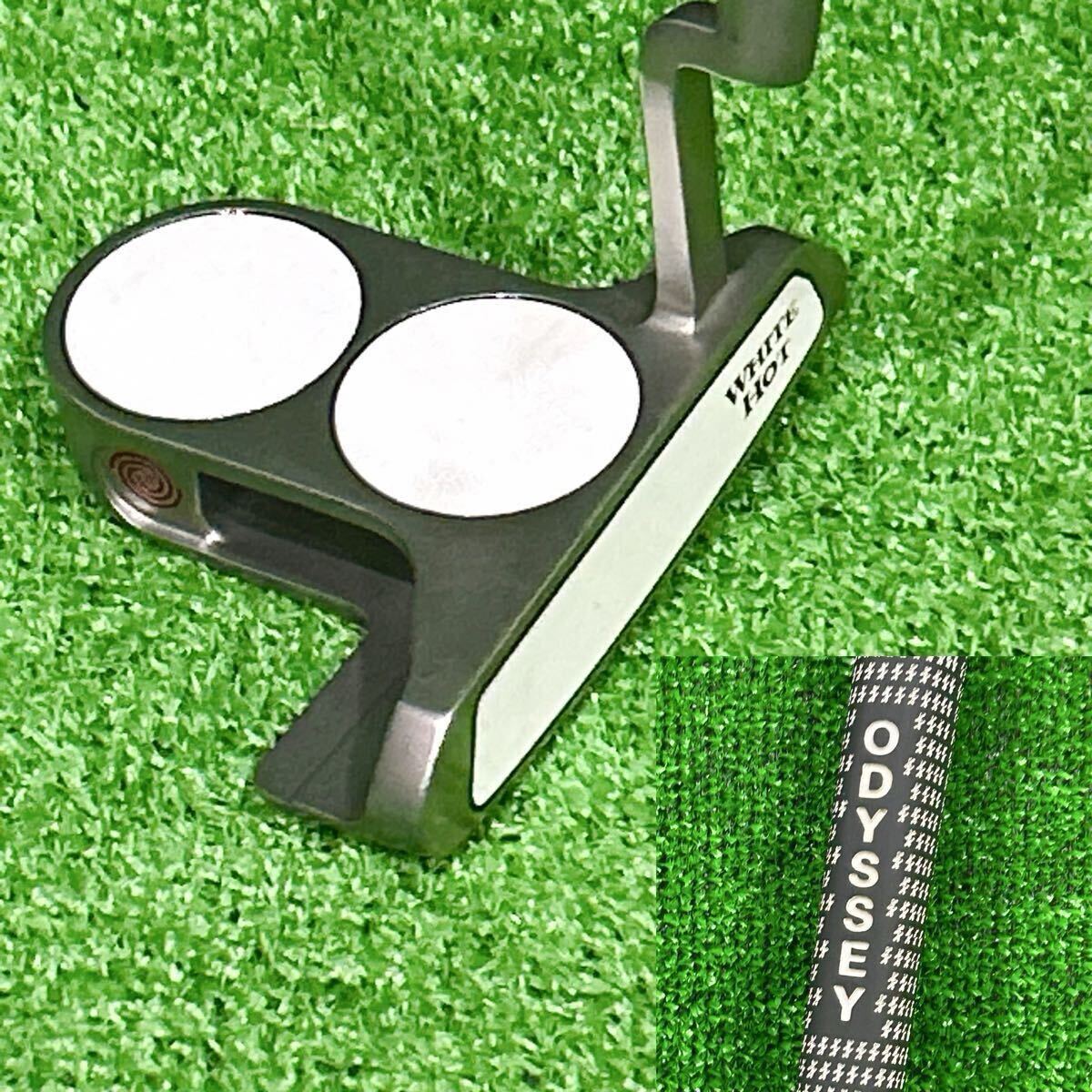 ODYSSEY オデッセイ 2-ball 2ボール BLADE WHITE HOT ホワイトホット 34インチ パター 現状品(A190)