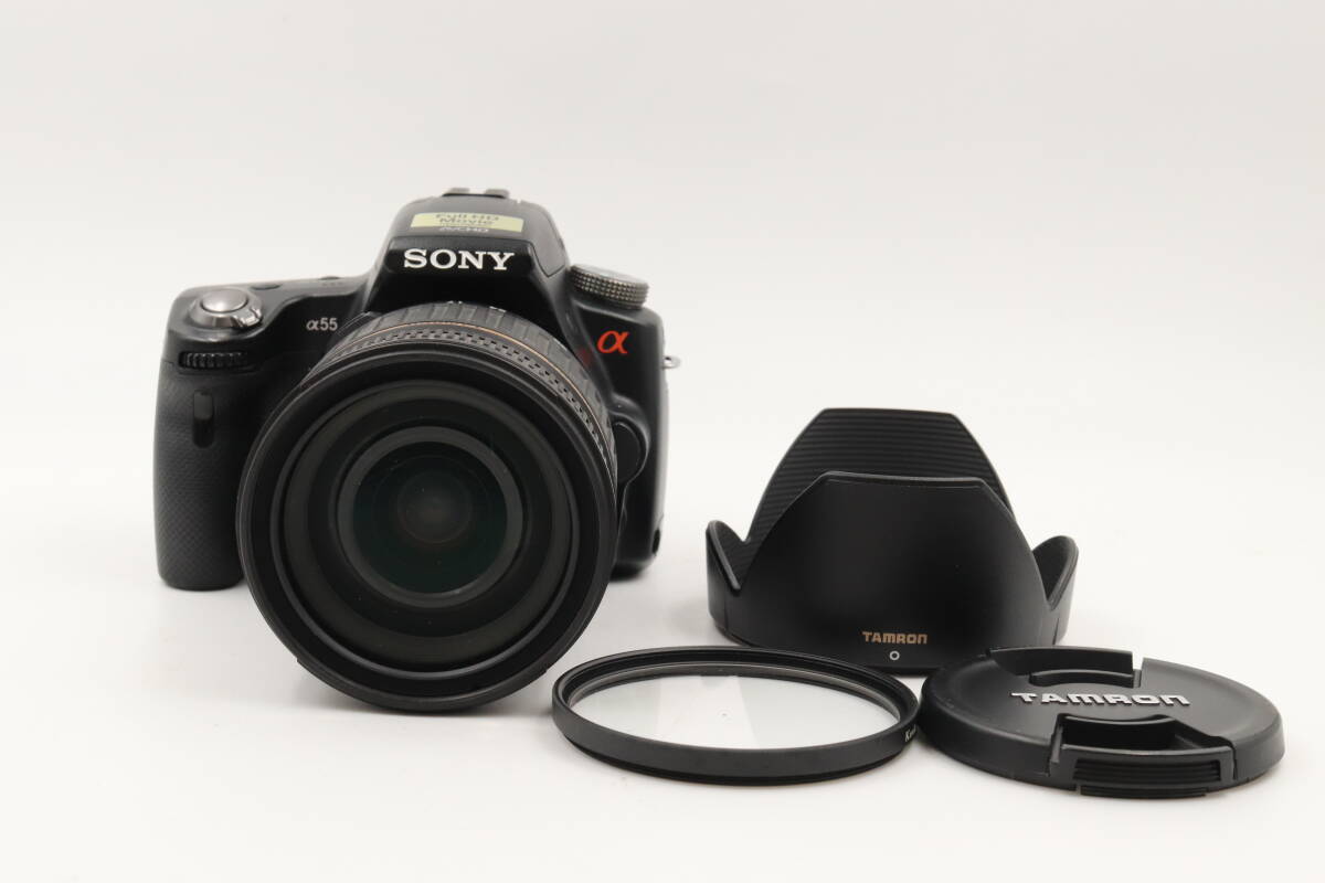 ◆309 【通電確認済】SONY α55 ボディレンズセット / Tamron SP AF 17-50mm 1:2.8 (IF) A16
