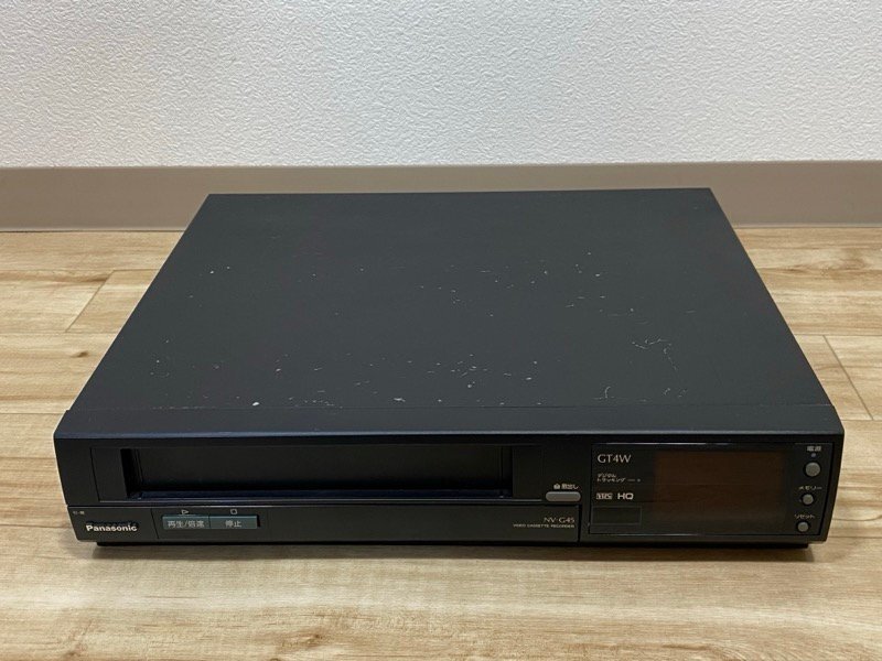 Panasonic ビデオカセットレコーダー GT4W NV-G45 VHS ビデオデッキ ジャンク ☆ちょこオク☆100