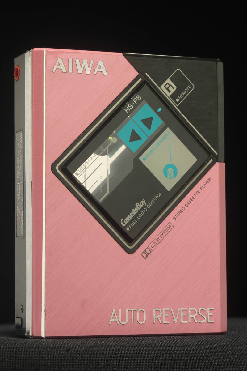 完動品 AIWA HS-P8 分解整備済み 希少色ピンク カセットボーイ