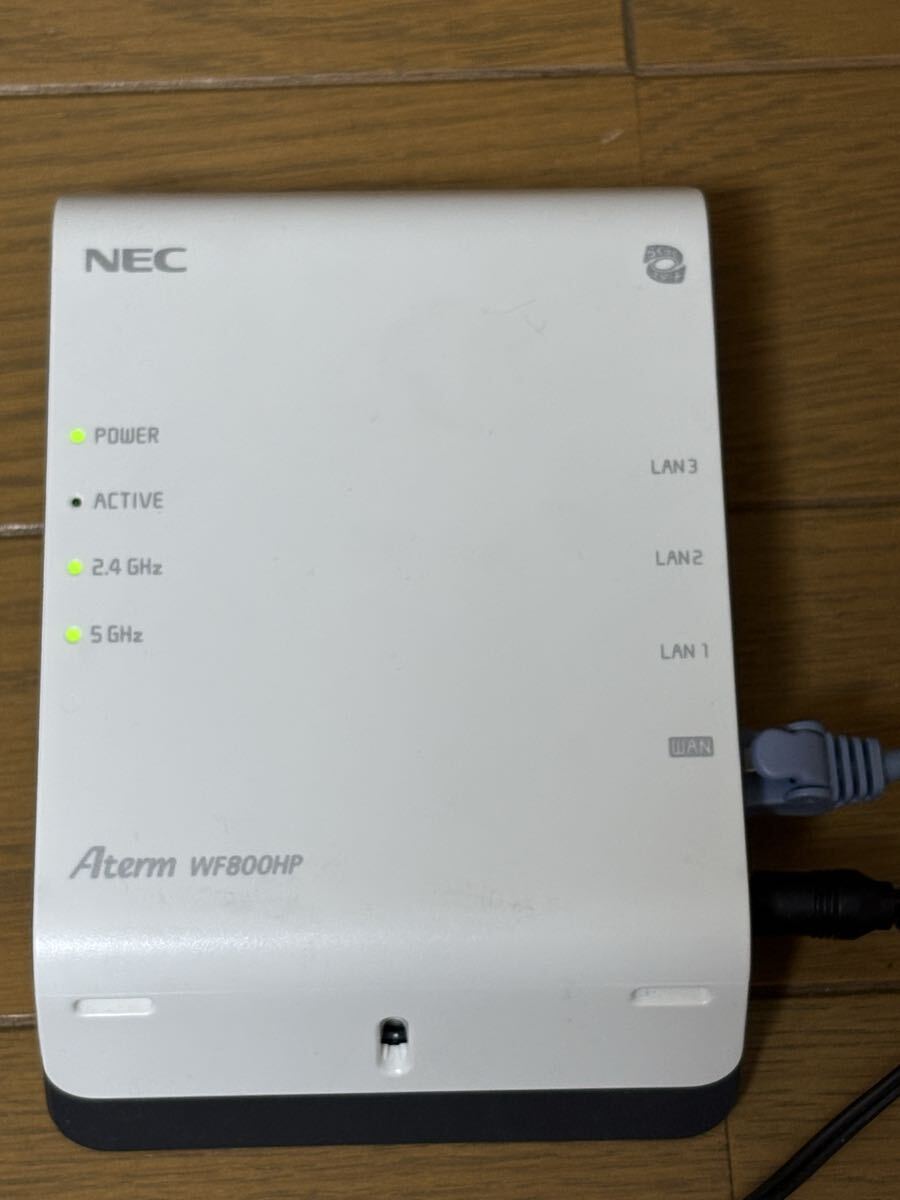 NEC Aterm WF800HP HPモデル Wi-Fi 無線LAN ホームルータ PA-WF800HP 無線LANルーター