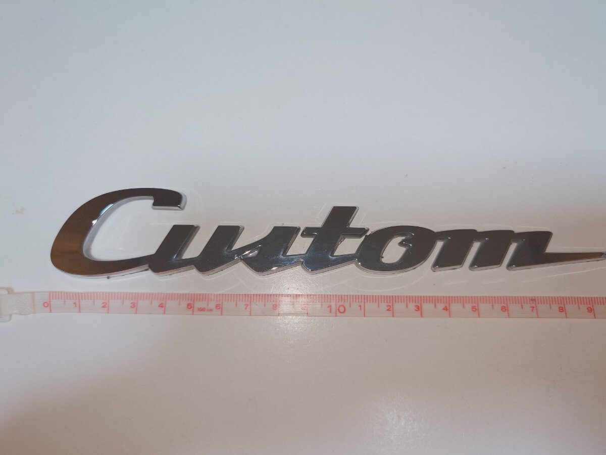 ホンダ純正カスタムエンブレム　横幅19.8cm　HONDACUSTOM