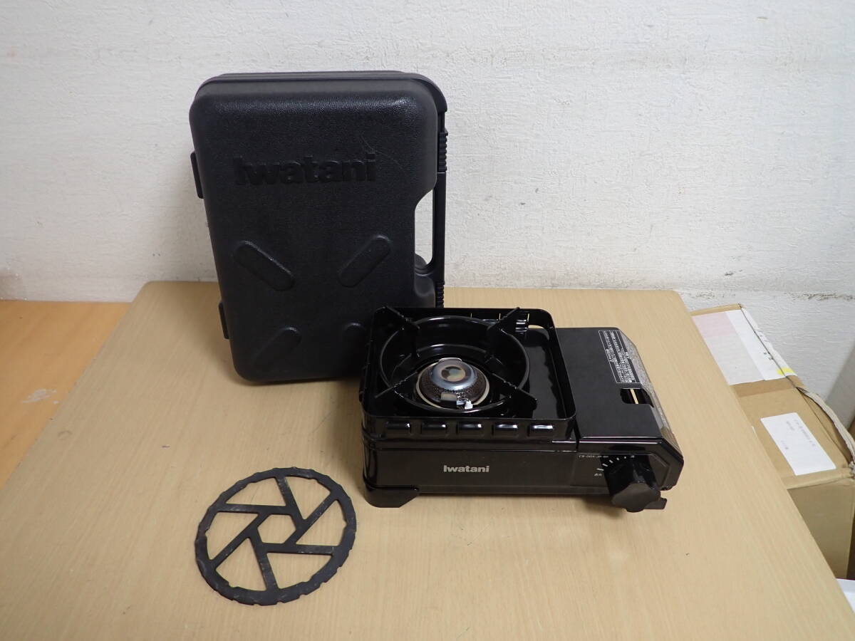 「S8A」Iwatani イワタニ カセットコンロ ガス コンロ ポータブルコンロ CB-ODX-JR BK ケース アウトドア用品 ジャンク