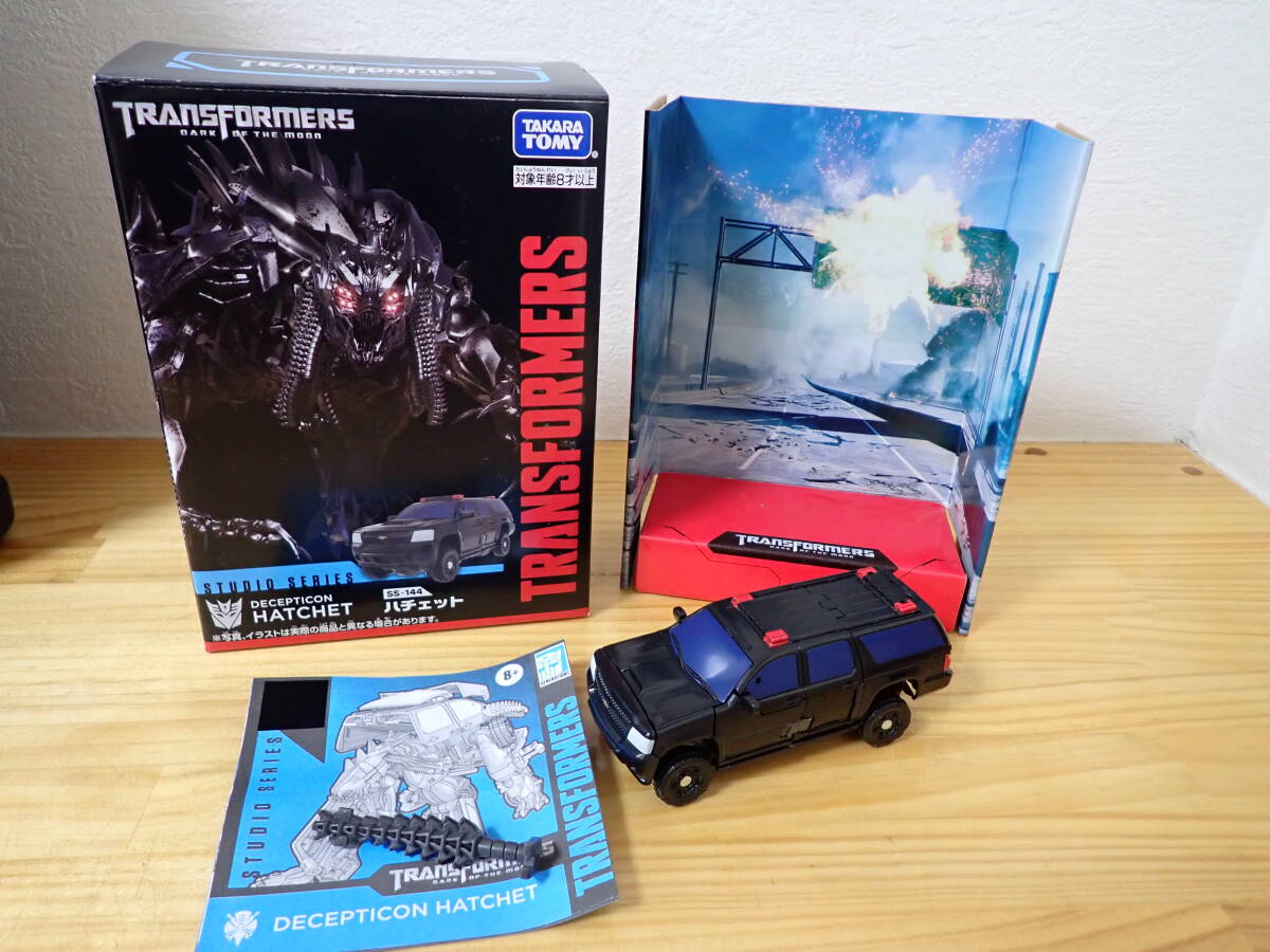 「S5A」①タカラトミー トランスフォーマー TRANSFORMERS DECEPTICON HATCHET SS-144 ハチェット ムービー 映画 ジャンク 車 玩具