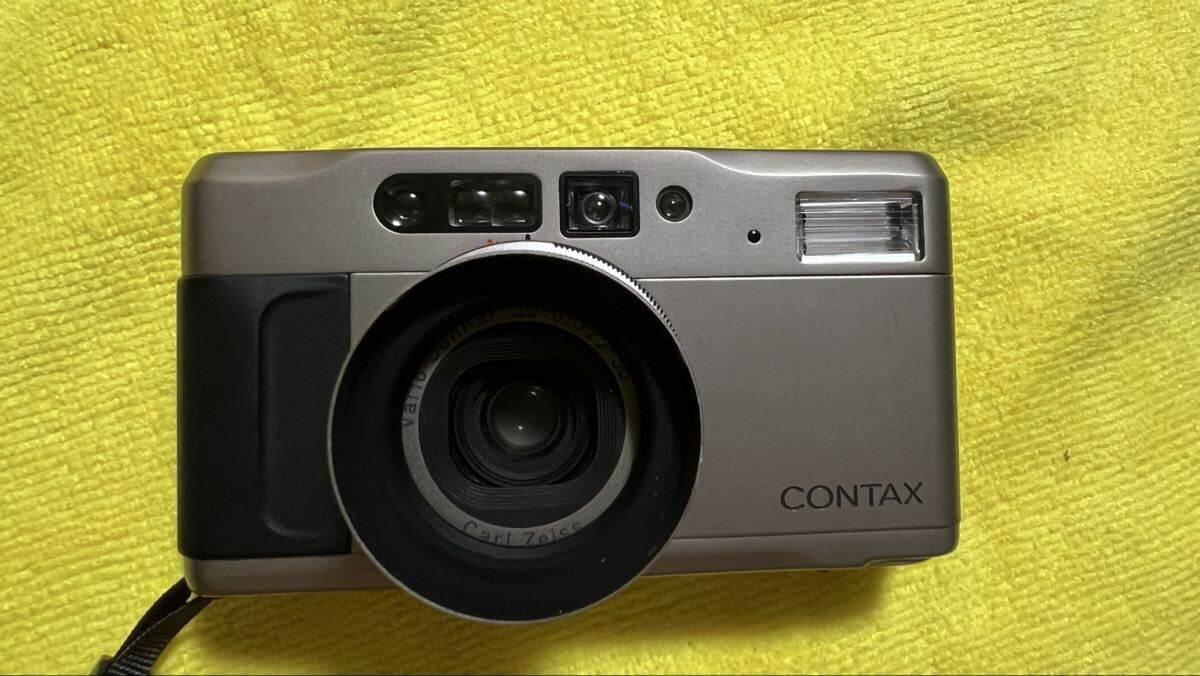 CONTAX TVS II Carl Zeiss Vario Sonnar T 28-56mm 動作確認済み 元箱なし 高級コンパクトカメラ* CONTAX コンタックス T フィルムカメラ