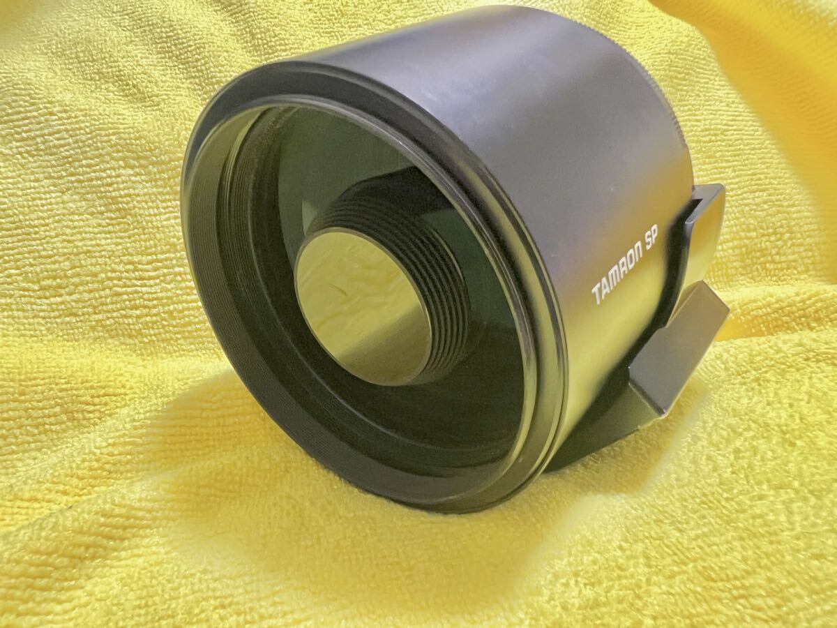 TAMRON SP 350mm F5.6 06B Adaptall-2 P/K マクロ ミラーレンズ フード付 ジャンク扱い 1円スタート 送料無料