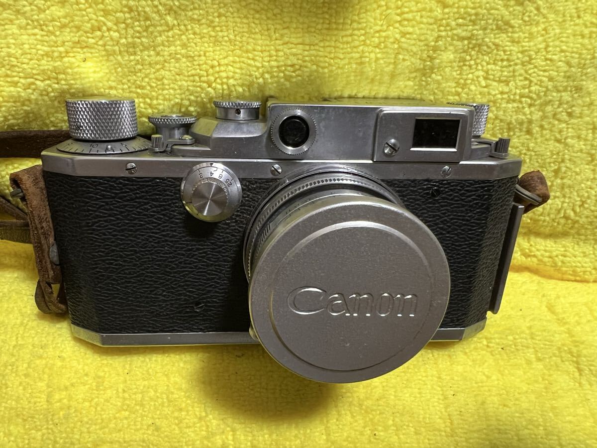 Canon レンジファインダー Serenar 50mm F1.9 ケース・フード付 シャッターOK 要オーバーホール 現状品 Canon キャノン フィルムカメラ 