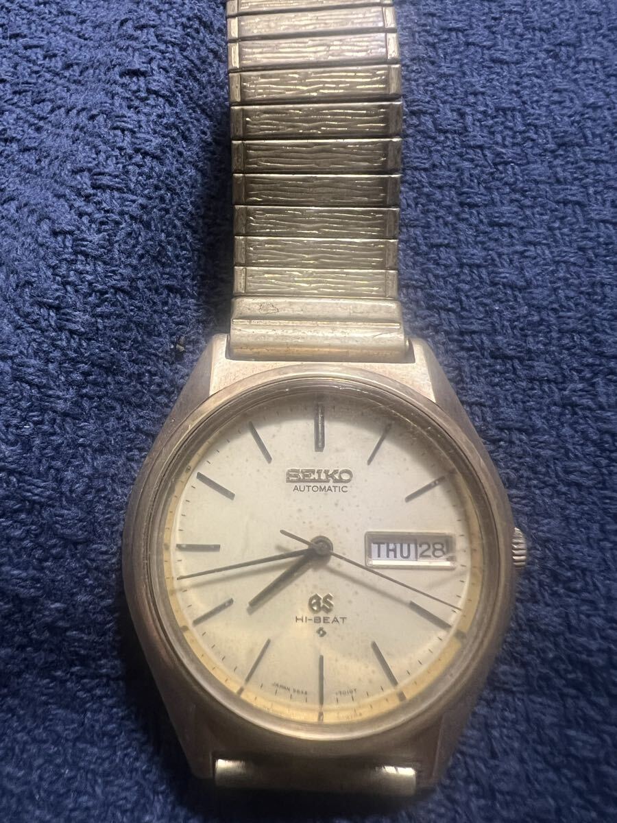 1円～ グランドセイコー 56GS 5646-7010 CAP GOLD 自動巻 HI-BEAT デイデイト メダリオン 不動 ジャンク ヴィンテージ SEIKO セイコー CAP 