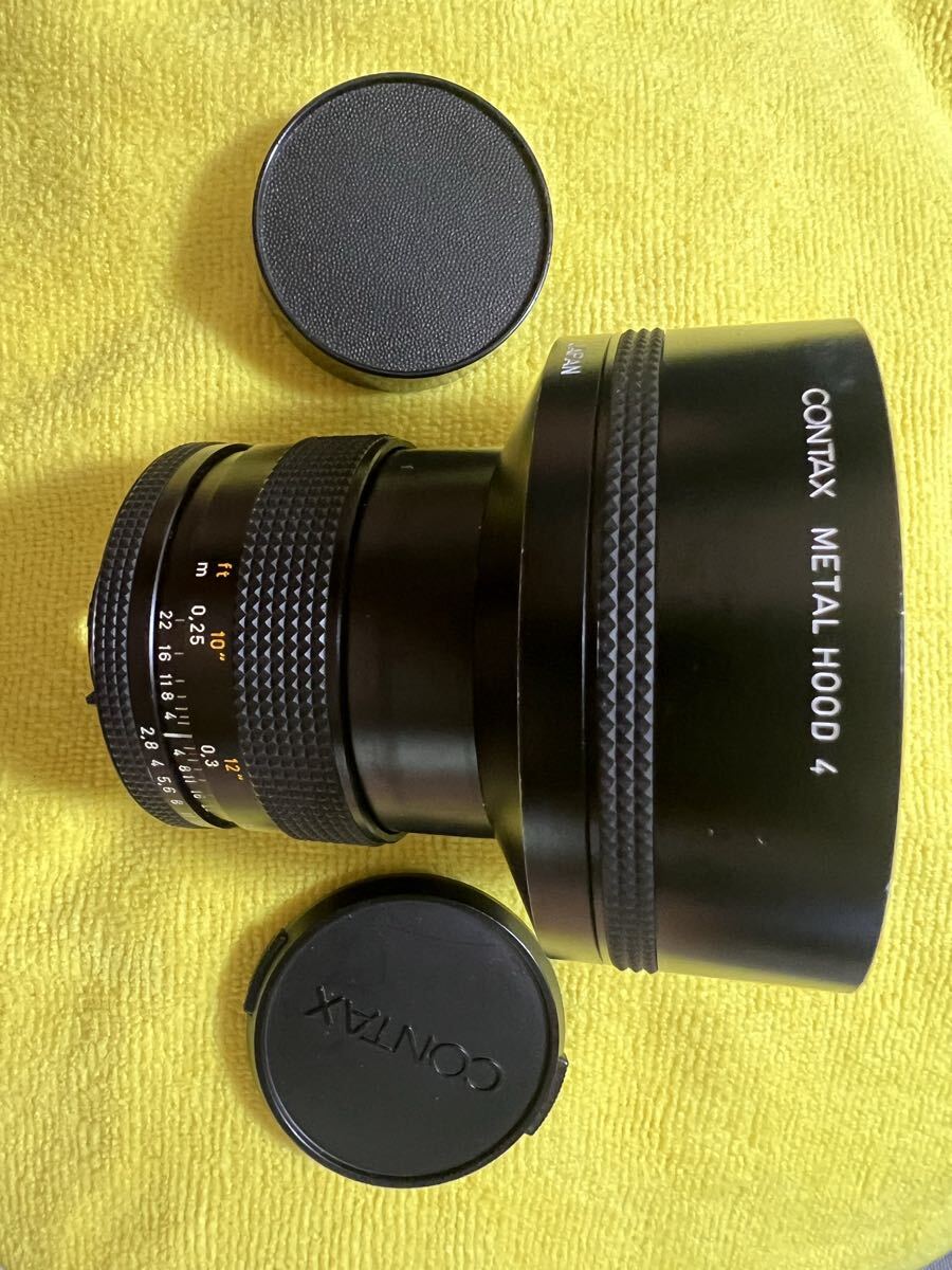 CONTAX Carl Zeiss Distagon T 28mm F2.8 MMJ メタルフード4付 C/Yマウント 送料無料 1円スタート* Zeiss Carl T CONTAXPlanarコンタックス