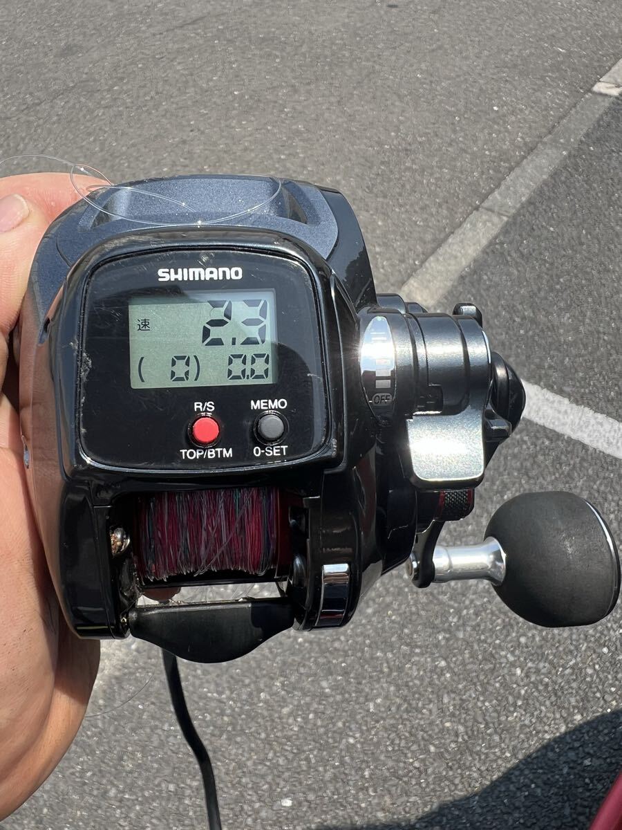 シマノ SHIMANO PLAYS 400 電動リール 通電OK モーター不動 ジャンク 修理ベース 付属品あり 1円スタート送料無料 シマノ 電動リール PLAYS