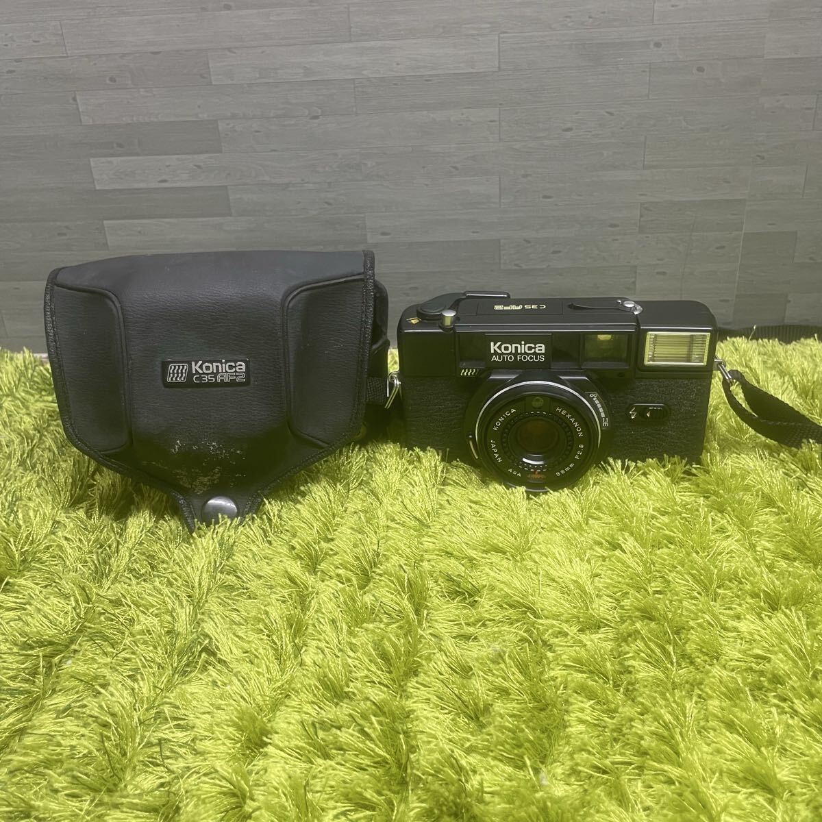 Konica コニカ C35 AF2 AUTO FOCUS HEXANON 38mm F2.8 コンパクトフィルムカメラ