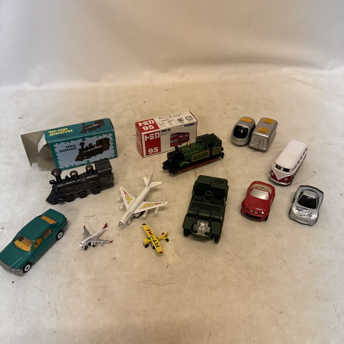 K208-021 チョロQなどまとめ売り トミカ 95 ロンドンバス RX-7 現状品