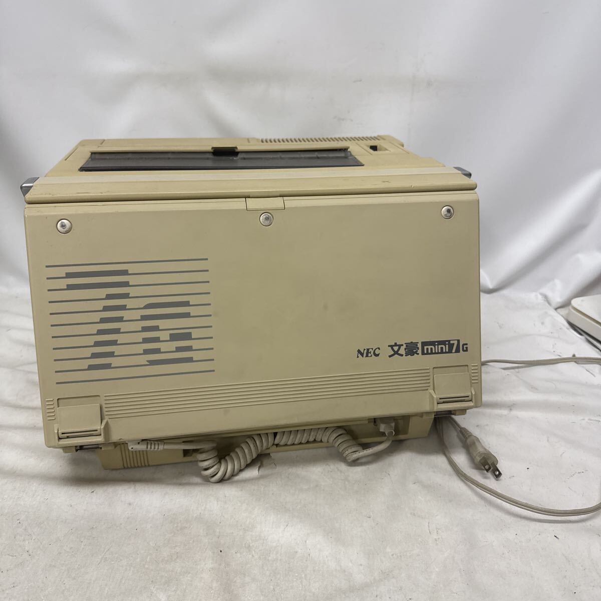 K208-029 NEC ワープロ 文豪mini7G PWP-70G-J 動作未確認現状品