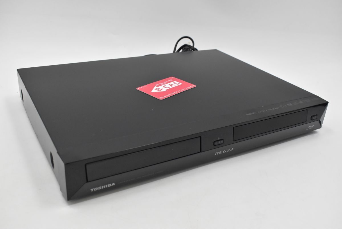 (1510L 0810T1)1円～ TOSHIBA 東芝 REGZA レグザ HDD＆ブルーレイディスクレコーダー D-BZ500 2011年製 B-CASカード付【ジャンク品】