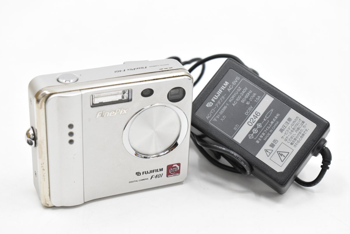 (6007S 01812M11) 1円～ FUJIFILM 富士フィルム FinePix コンパクトデジタルカメラ デジカメ F401 【ジャンク品】