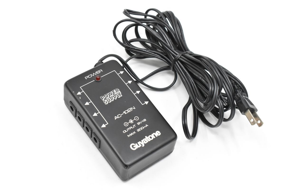 (6002S 01812M8) 1円～ Guyatone グヤトーン パワーサプライ AC-102N 現状品 【通電のみ確認済】