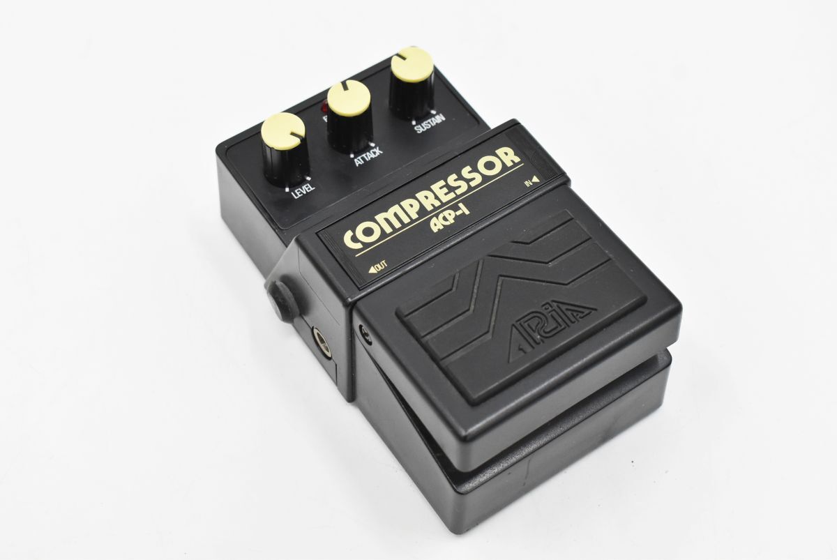 (6002S 01812M6) 1円～ ARIA アリア COMPRESSOR コンプレッサー エフェクター ACP-1 日本製 現状品 【動作未確認】