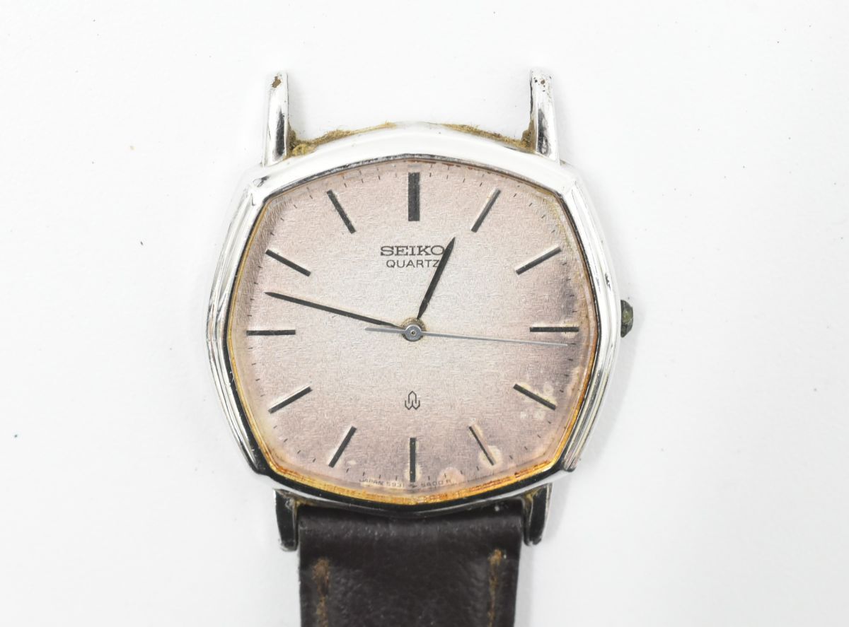 (1510S 0811H8) 1円～ SEIKO セイコー レディース シャリオクォーツ オクタゴン 5931-5350 腕時計 【ジャンク品】