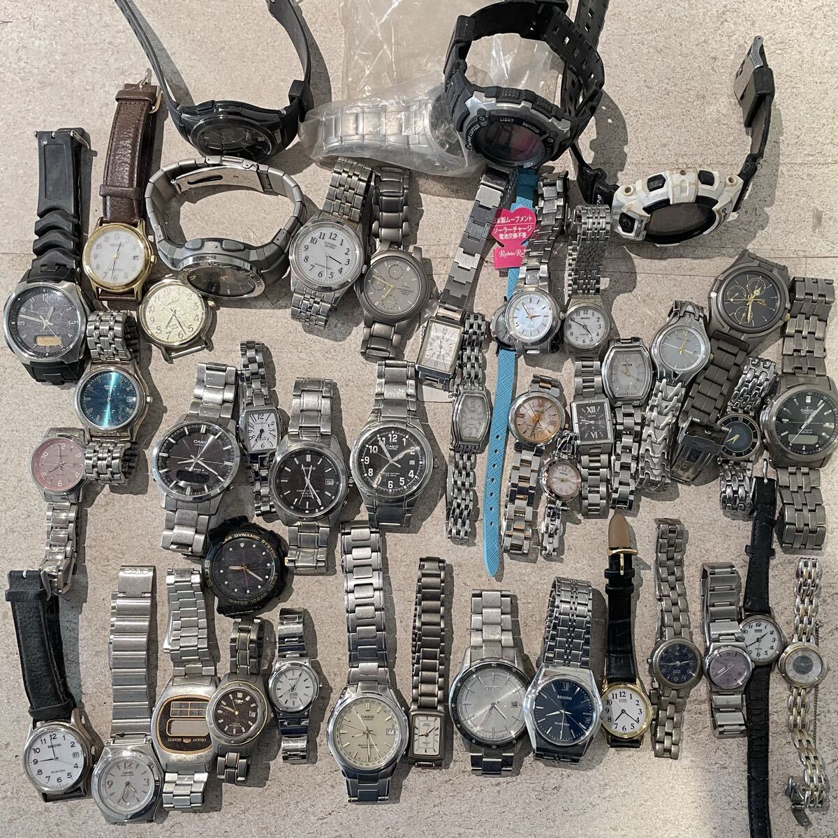 【1円スタート】超大量時計 セット 約46本 希少 まとめ CITIZEN SEIKO CASIO セイコー シチズン クォーツ ソーラー カシオ