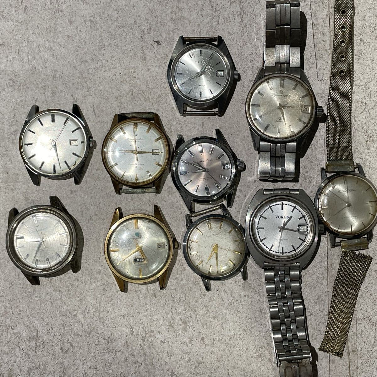 【1円スタート】超大量時計 セット 約10本 希少 まとめ SEIKO 腕時計 セイコー 自動巻き 手巻き CITIZEN シチズン 機械式
