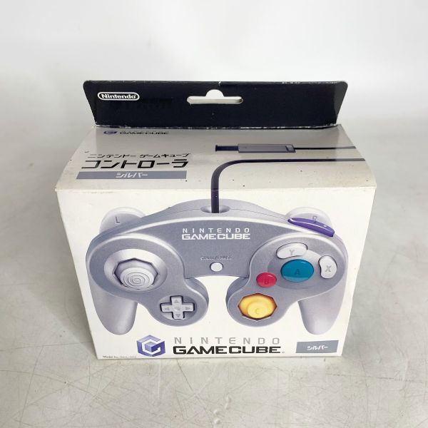 新品未使用品 Nintendo GC ゲームキューブ コントローラー シルバー DOL-003