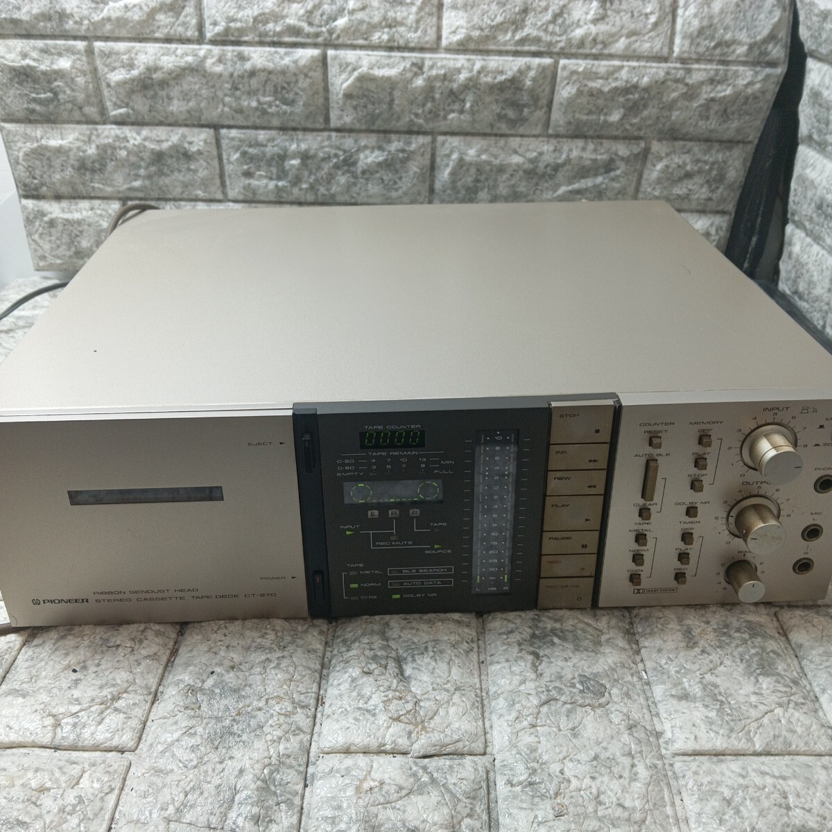 A08k2 パイオニア ct-970 ステレオカセットデッキ