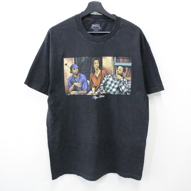 h673 2000年代製 DGK 半袖プリントTシャツ■00s 表記Lサイズ 黒 ブラック アメカジ ストリート 古着 古着卸 激安 希少 90s 80s 70s 60s