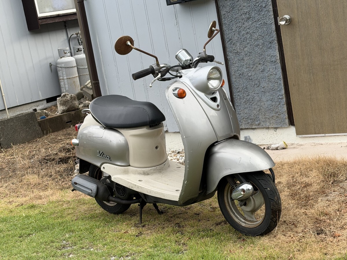ビーノ Vino 5AU 50cc 2サイクル 2スト スクーター 走行23,559km ヤマハ YJ50R 社外 純正 POSH キタコ デイトナ カメレオン A113E SA10J