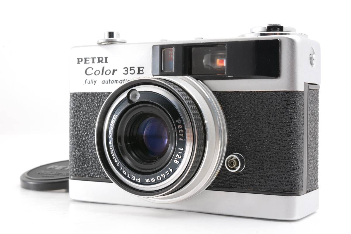 管WW1941 動作品 ペトリ PETRI Color 35 E fully automatic シルバー コンパクトフィルムカメラ