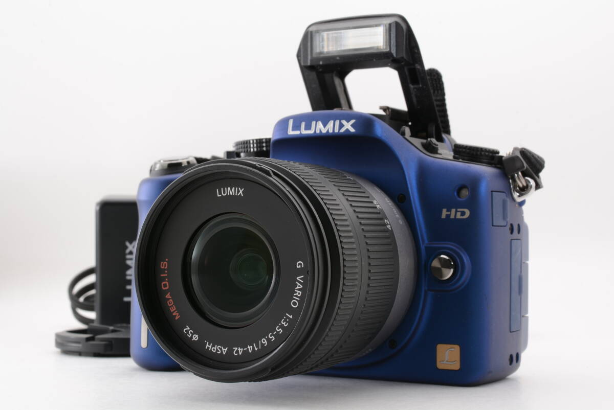 管R1342 シャッター回数2286回 動作品 パナソニック Panasonic LUMIX DMC-G2 レンズ G 14-42ｍｍ ｆ3.5-5.6 ミラーレス一眼カメラ 充電器付