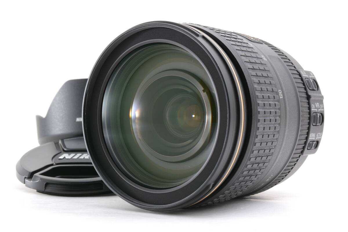 管WW1955 動作品 ニコン Nikon AF-S NIKKOR 24-120mm f4 G ED VR AF 一眼カメラレンズ フード付