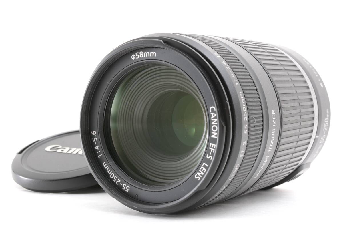 管WW1957 動作品 キャノン Canon EF-S 55-250mm f4-5.6 IS AF 一眼カメラレンズ　