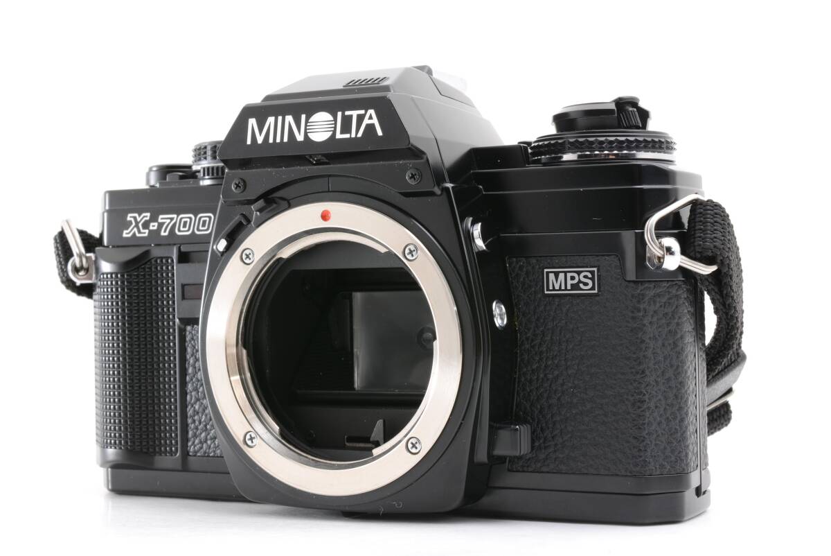 管WW1780 動作品 ミノルタ MINOLTA X-700 MPS 黒 ブラック ボディ MF 一眼レフ フィルムカメラ