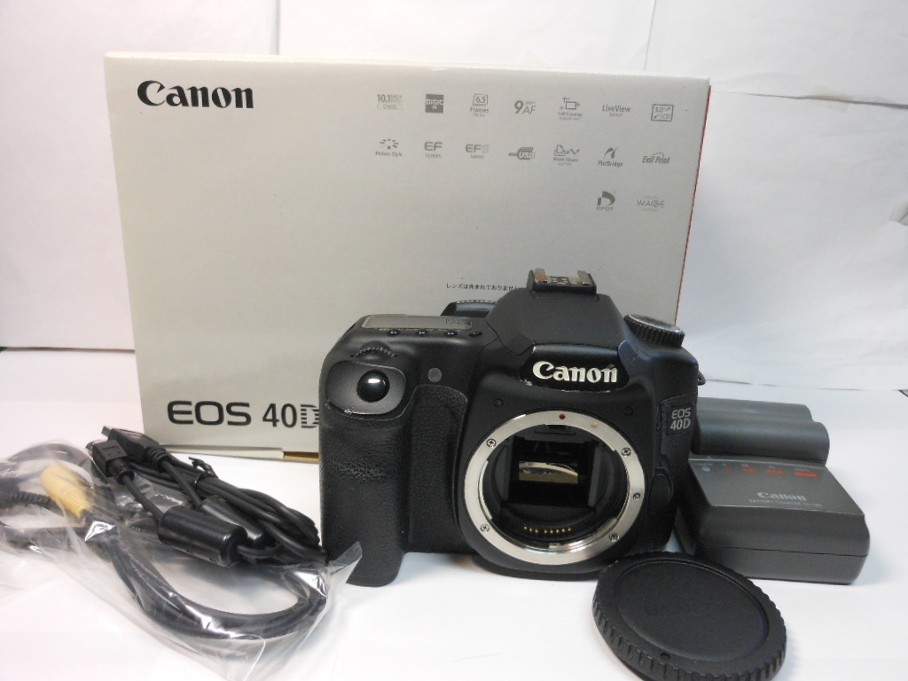 ☆希少美品級☆　Canon キヤノン EOS 40D カメラ　　即日発送　　元箱付