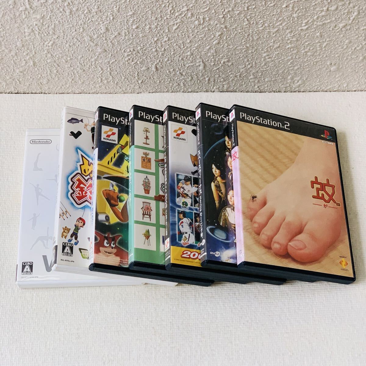 【SONY Nintendo】PS2 Wii ゲームソフト7本まとめ売り プレステ2