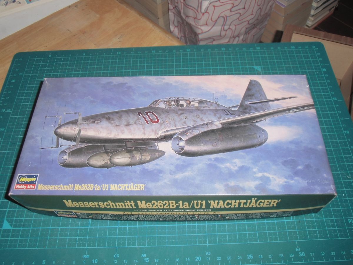1/72　メッサーシュミット Me262B-1a/U1 ナハトイェーガー　ハセガワ　夜間戦闘機