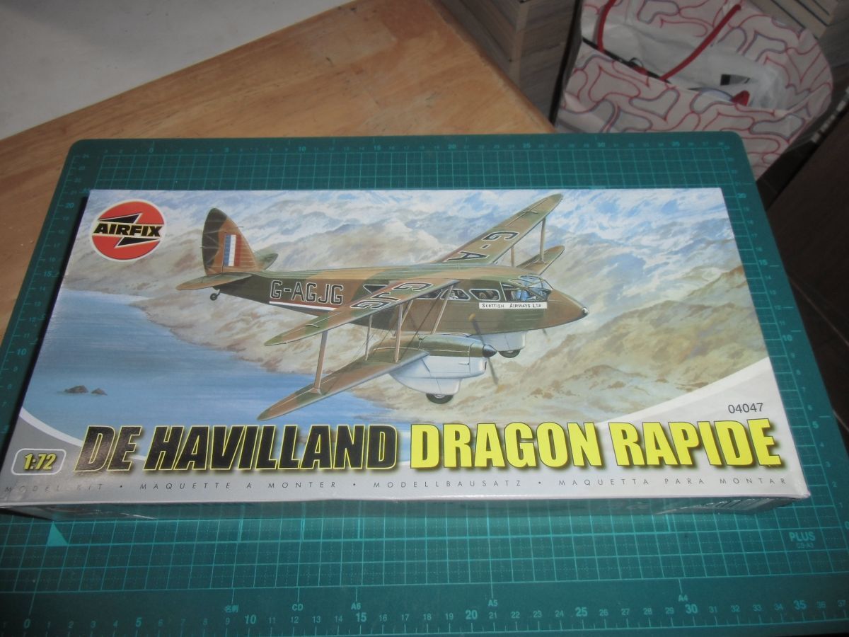 1/72　デ ハビランド DH.89 ドラゴン ラピード　エアフィックス AIRFIX 04047　DRAGON RAPIDE　Heller金型