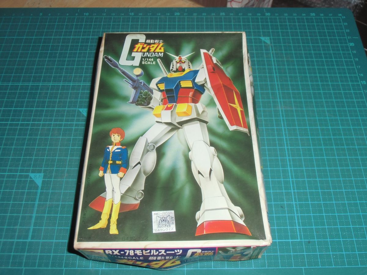 1/144　ガンダム　初期ロット1981/2　バンダイ模型　機動戦士ガンダム　ベストメカコレクションNo.4　旧キット　RX-78-2