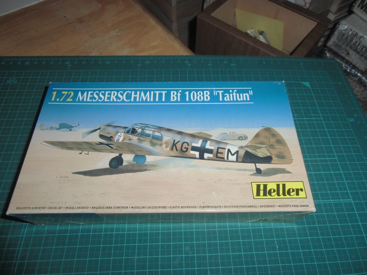 1/72　メッサーシュミット Bf 108B タイフン　エレール Heller　80231　Taifun