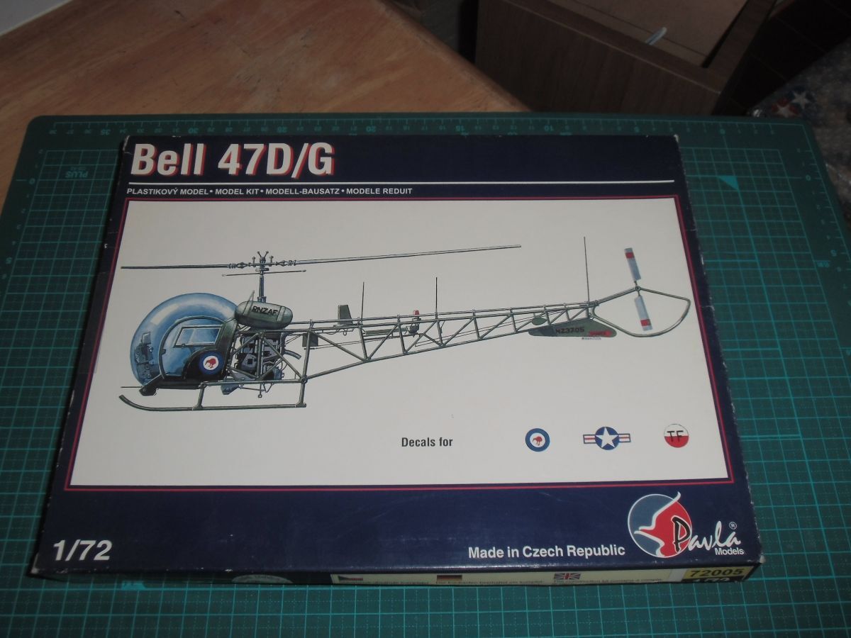 1/72　Bell 47D/G 軍用ヘリコプター 朝鮮戦争 エッチング付　パブラモデルズ Pavla Models 72005