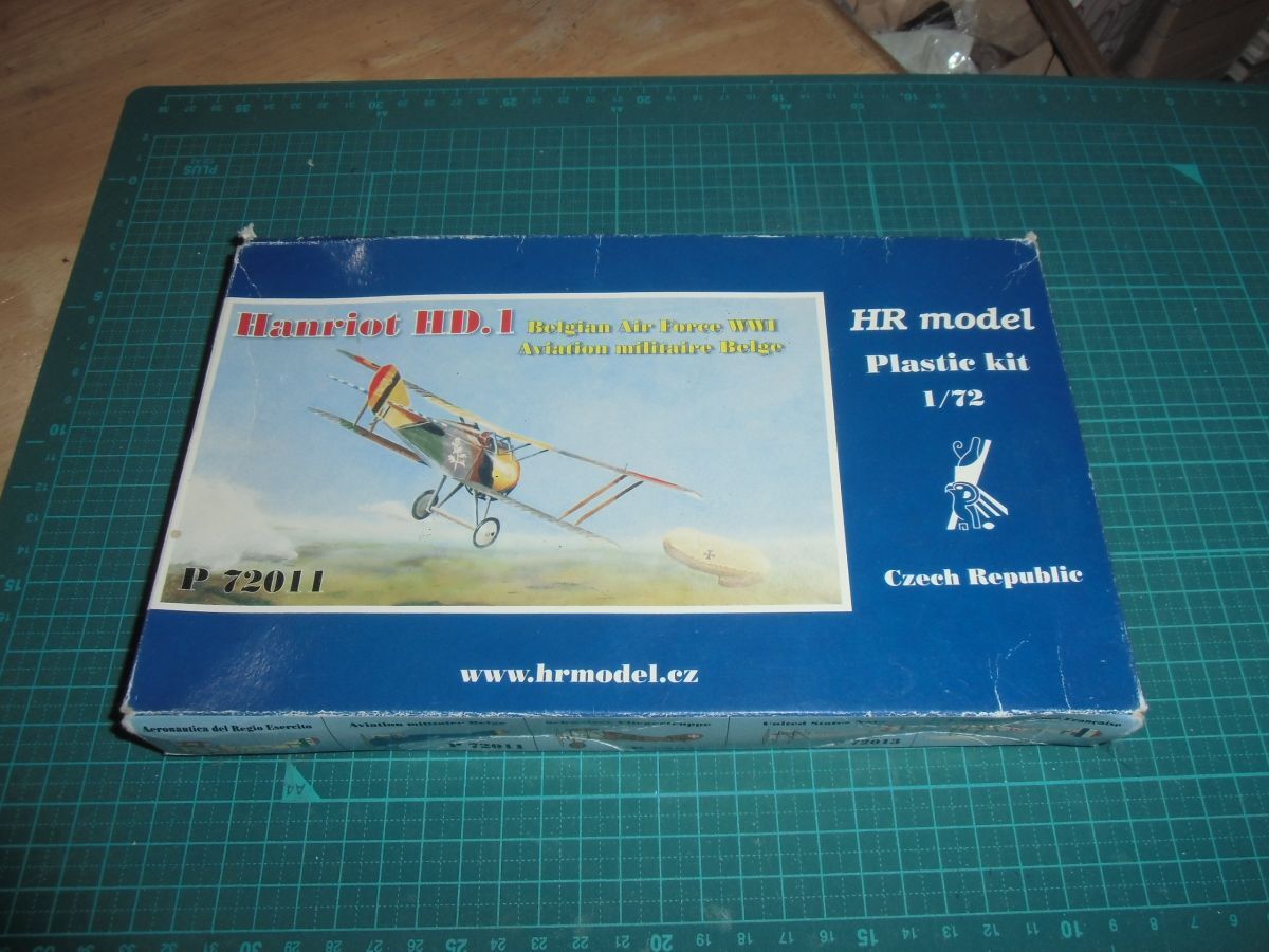 1/72　アンリオ HD.1　WW1 フランス複葉戦闘機　ベルギー空軍　HR MODEL P72011　Hanriot HD.1　ハンリオ