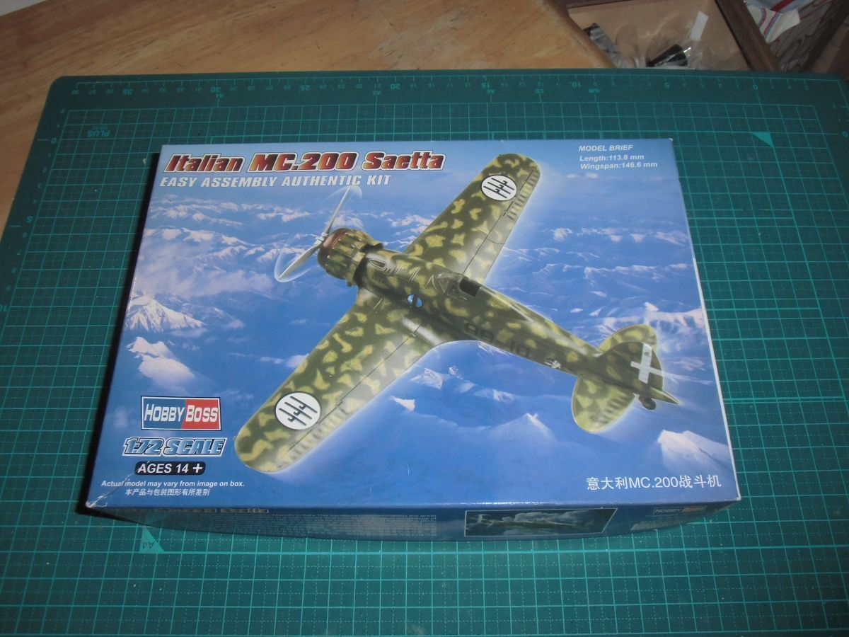 1/72　マッキ MC.200 サエッタ イタリア空軍　ホビーボス HOBBY BOSS 80291　Macchi MC.200 Saetta