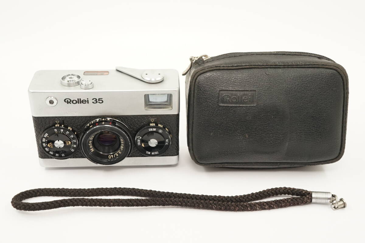 833■売り切り■Rollei 35■ローライ SINGAPOREシンガポール シルバー■Tessarテッサー 40mm F3.5■動作品■現状■