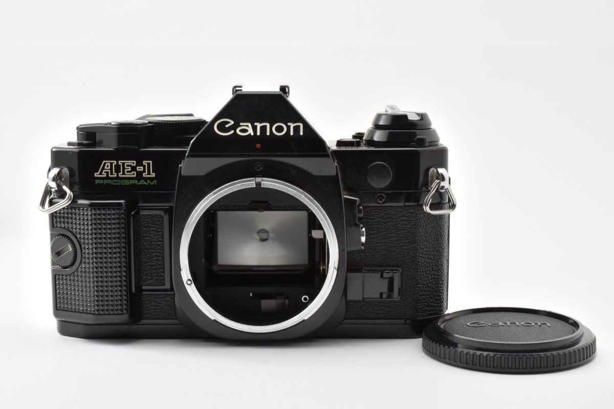 ★良品★ Canon キヤノン キャノン AE-1P ボディ ブラック 露出計・シャッター全速OK #843W0733001