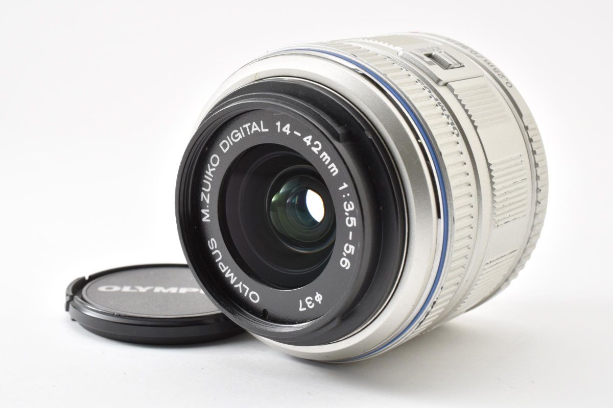 ★OLYMPUS オリンパス M.ZUIKO DIGITAL 14-42mm F3.5-5.6 II MSC シルバー マイクロフォーサーズ #844W073392