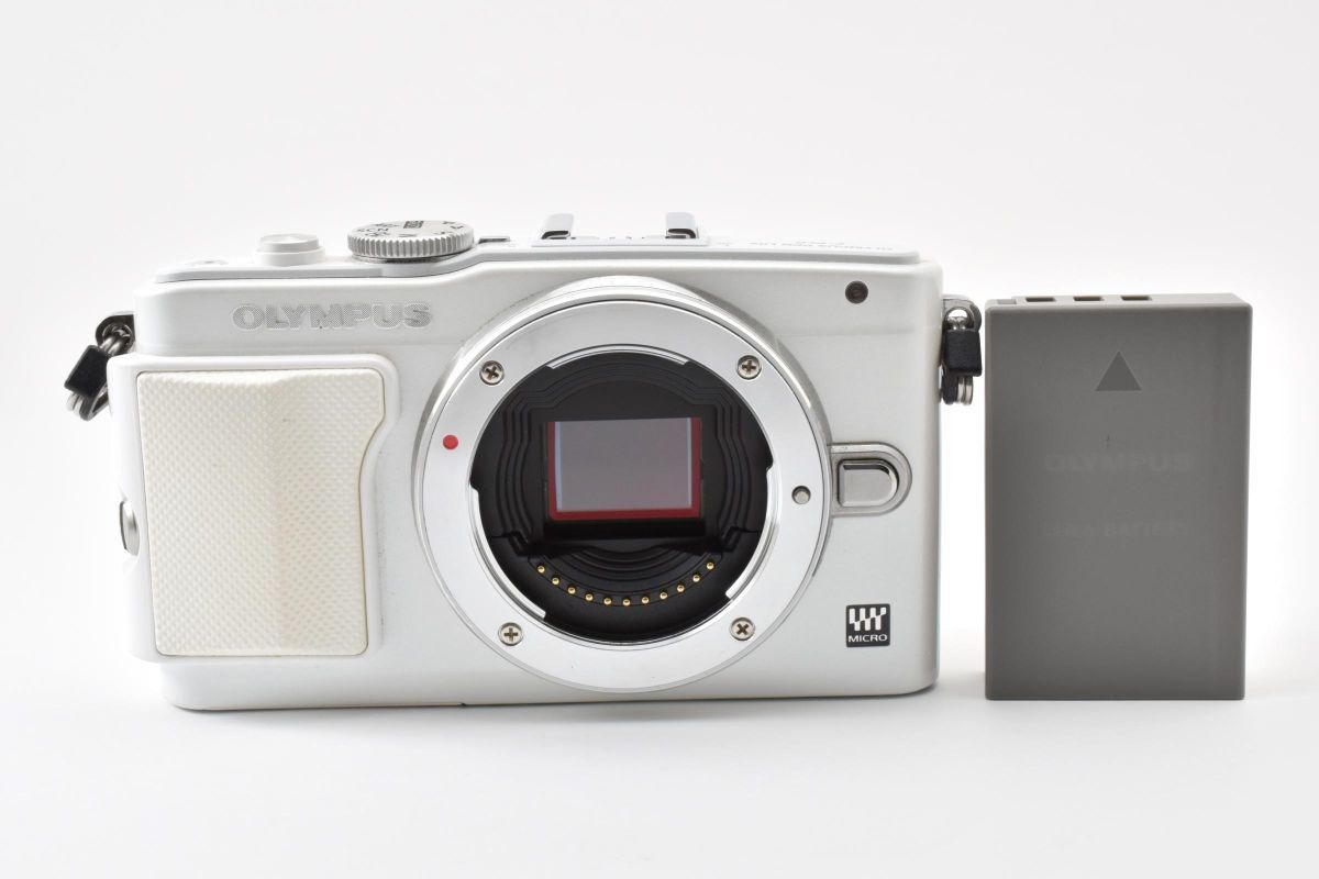 ★ジャンク品★ OLYMPUS オリンパス PEN Lite E-PL6 ボディ ホワイト #852W070509